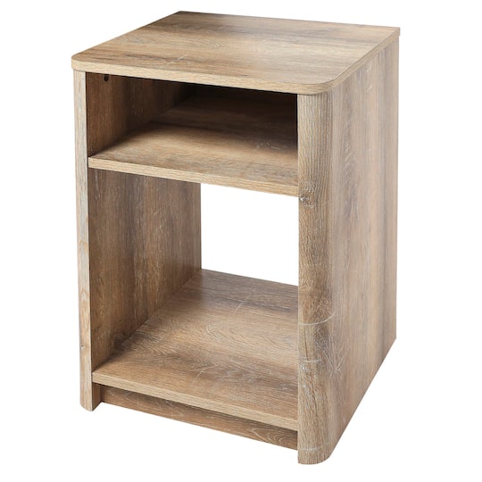 Hello Honey® Coastal Oak End Table with Storage